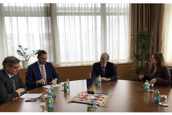 Predsjedavajući Predstavničkog doma dr. Denis Zvizdić primio novoimenovanog ambasadora Republike Grčke u BiH